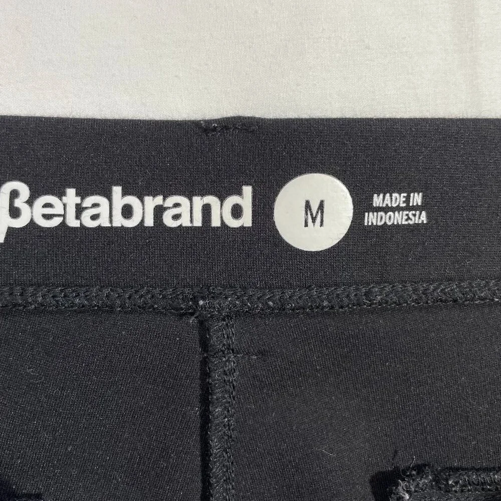 Betabrand Classic Dress Pants Yoga Comfort Pull On Straight Leg Size M - Picture 14 of 15